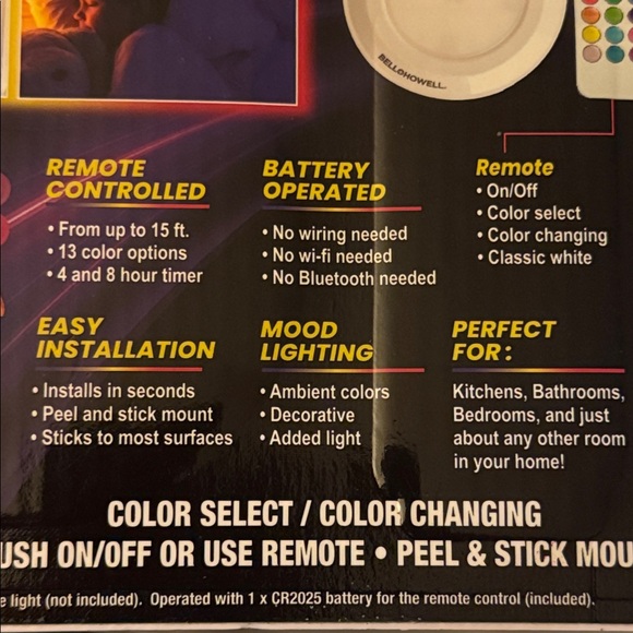 Color Changing Wireless LED Lights - Picture 4 of 4